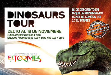 DINASAURS TOUR (descuento para AMPAs)